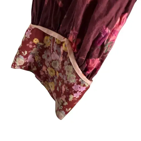 Love Shack Fancy  Morrison Spiced Apple Red Floral Print Top Skirt Co-Ord Set S - Image 13