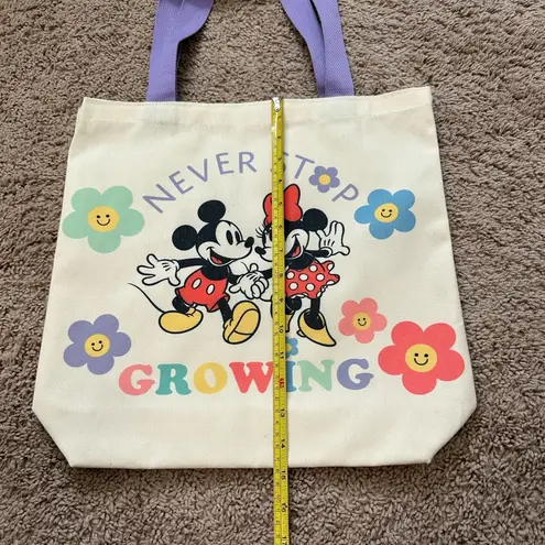 Disney  Mickey and Minnie Mouse Canvas Tote Bag - Image 6