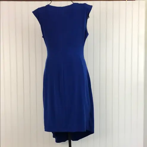 Valerie Bertinelli Blue Asymmetrical Dress