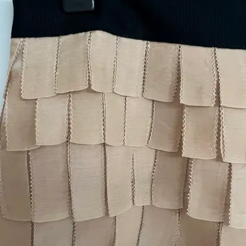 J. Crew JC Tiered Brique Silk Mini Skirt NWT