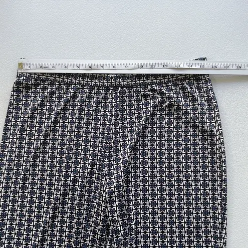 Premise Studio Womens M Wide Leg Pull-On Lounge Pants 31" Inseam Long Tile Print