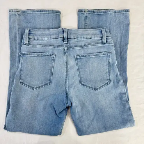 frame denim Frame Le Crop Mini Boot Cut Light Wash Denim High Rise Jeans Women’s Size 4