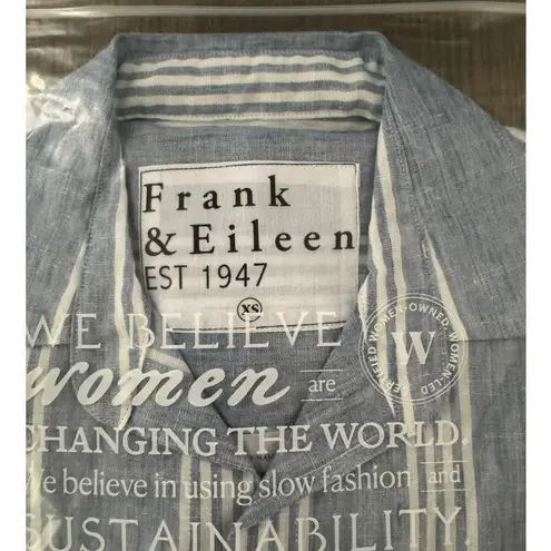 Frank & Eileen NWT Hunter Classic Linen Shirtdress Size XS