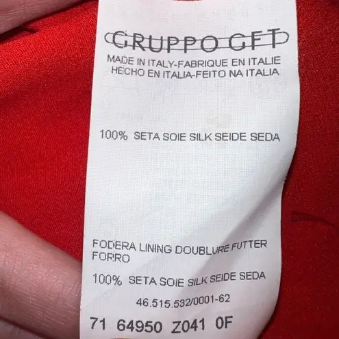 Valentino Garavani NWTs Vintage Valentino Red Maxi Ruffle Skirt