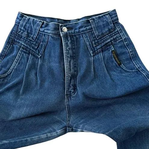 Rockies Vintage Western High Waist Bareback Pleated Denim Jeans 9/10 (26 x 34.5) Blue