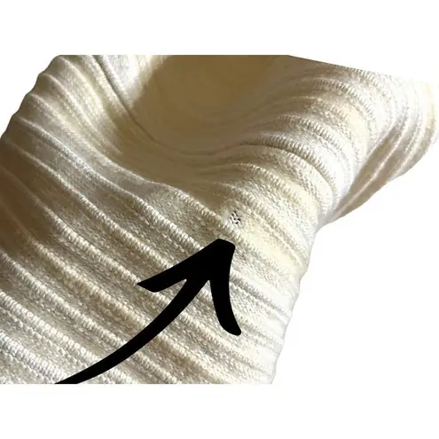 Vintage Cream Chunky Knit Long Duster Cardigan Size undefined