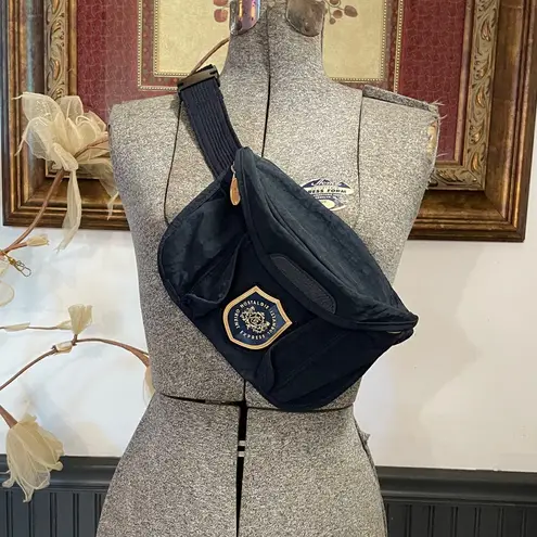 Vintage Nostalgie Istanbul Orient Express Crest Belt Bag Crossbody Fanny Pack ππ Blue