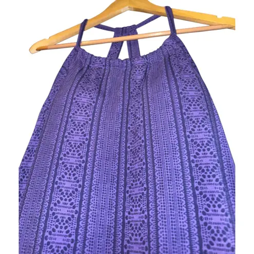 prAna Quinn Purple Southwestern Sleeveless Active Dress Built in Bra Size XS