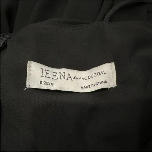 Mac Duggal Ieena 2650 Flowy Pleated V Neck Maxi Wedding Dress Size Small S