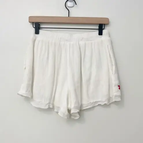 Lovers + Friends  Serene Shorts‎ in White Embroidered Floral size Small