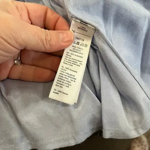 Monsoon Esmee Light Blue Garden Floral Maxi Dress Size 14