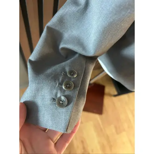 Merona  gray/brown blazer size 6 with cinched waist work attire work blazer