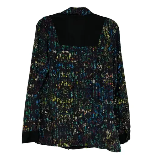 Derek Lam Design Nation Printed Button Down Shirt Size S