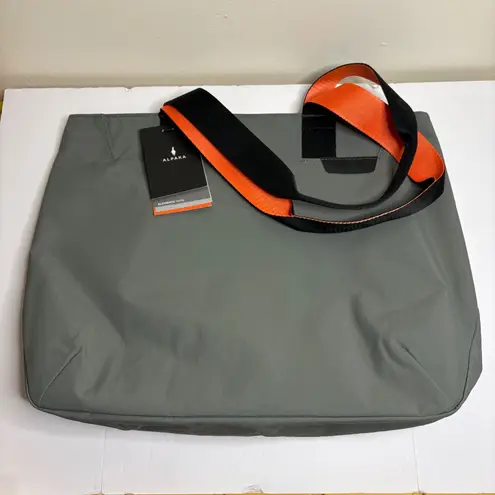 Alpaka Elements Tote Bag Gray Orange Nylon Foldable Water Resistant