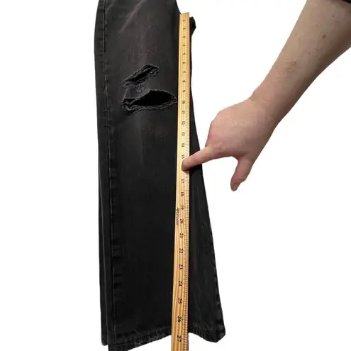 Levi's Levi’s Premium Ribcage Straight Ankle Jeans Distressed Blue Women’s Size 25