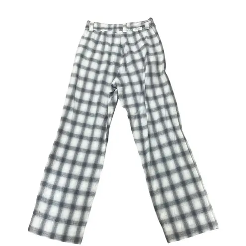 Thrills Women's Plaid Wide-Leg Pants Multicolor Size 6 Casual