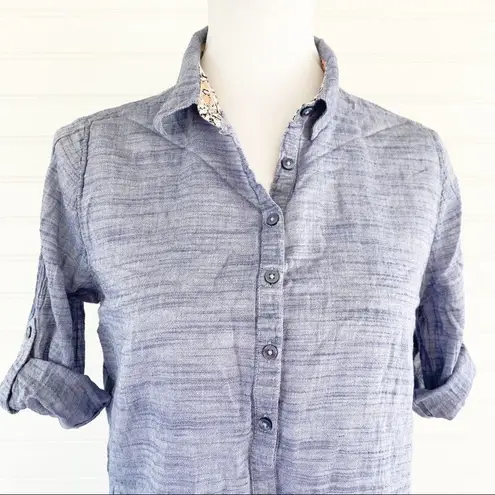 Canyon River Blues Tunic top Size Medium blue chambray