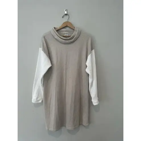 New Mavi Tunic Sweater Size Medium Beige Peekhole NWT White