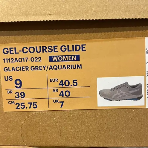 ASICS  NWT Women’s GEL-COURSE GLIDE Golf Shoes Size 9 Glacier Gray Aquarium