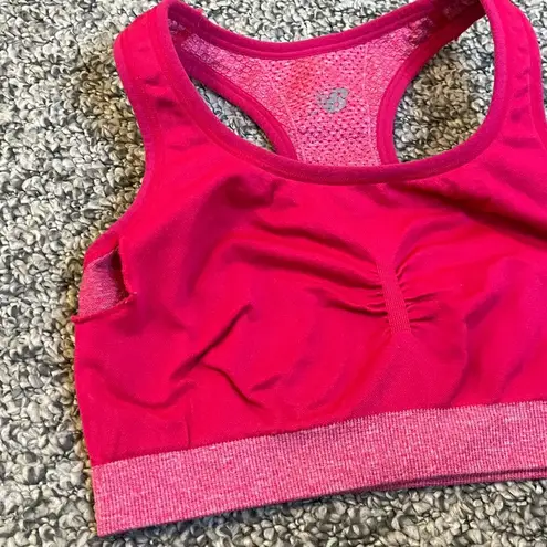 New Balance Pink Racerback Sports Bra