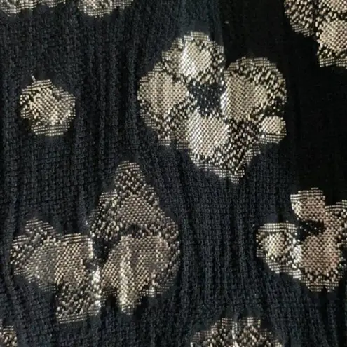 Chloé Chloe sleeveless Blouse black and gold size 4