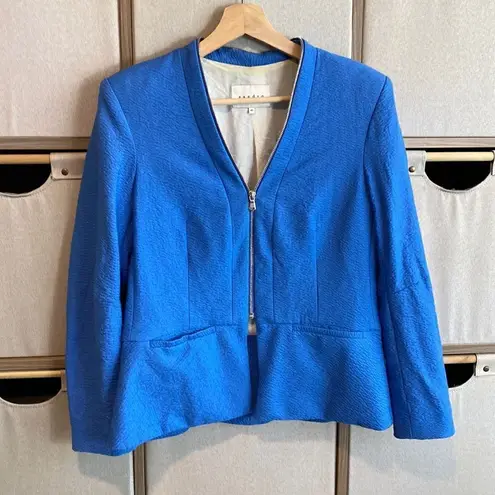 Sandro zip up Peplum blazer