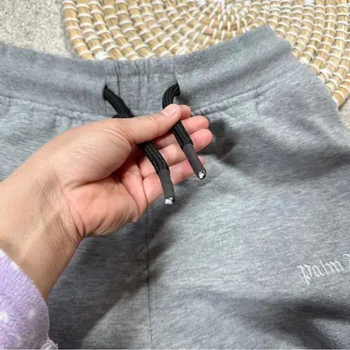 Palm Angels Women’s Rainbow Track Sweatpants Pull On Drawstring in Gray Size XL