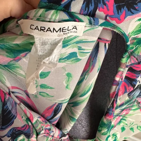 CARAMELA Floral Poncho Top