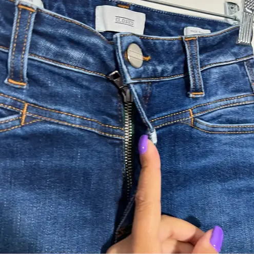 Anthropologie CLOSED Skinny Pusher 2021 Organic Cotton Made In Italy Size 23 Blue