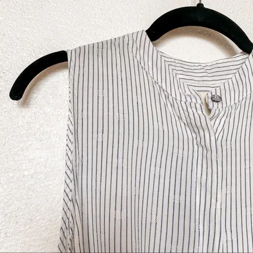 Tina + Jo Striped Tie Front Dress / Tunic Top Size Small