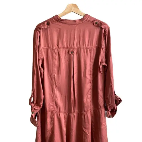 Holding Horses Anthropologie button down long sleeve dress