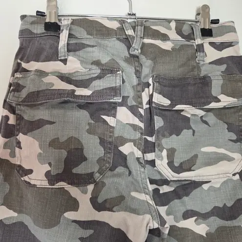 J.Crew  Straight Leg Crop Jeans in Camouflage Print