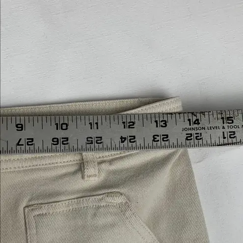 Wilfred Free size 2 xs cream modern utility high rise straight leg jeans denim a