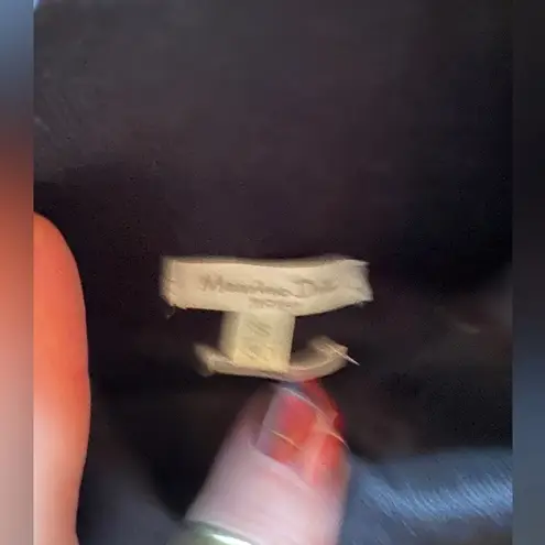 Massimo Dutti Wool Double Breasted High Neck Black Sweater, Size Small