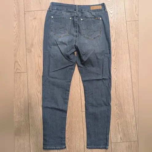 Seven 7 Plus 16 High Rise Skinny Jeans Tummy Slimming Faded Wash Stretchy