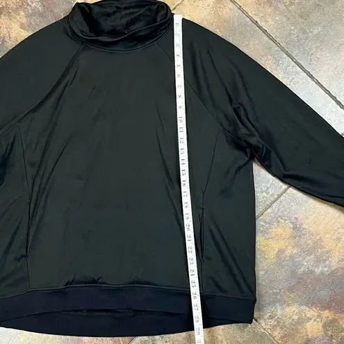 Kinesis Black Turtleneck Front Pocket Thumb Hole Wrist Soft Inside Lining 2X - Image 7