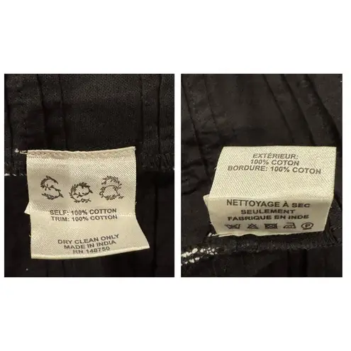 Sea New York Black Ryleigh Ric Rac Sleeveless Dress Size 6