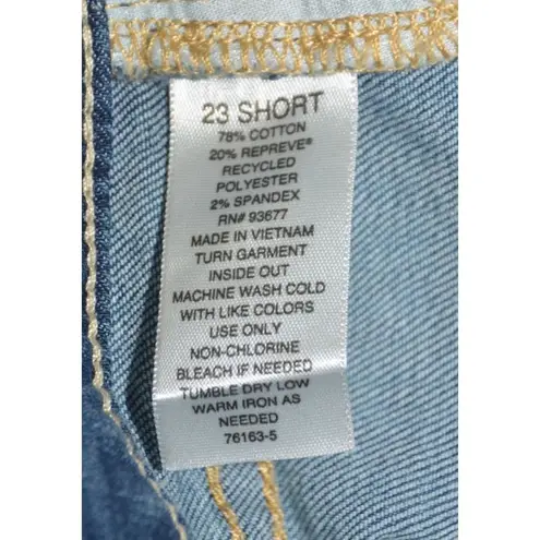 Arizona NWT Jeans Size 23 Short Classic Mid-Rise Bootcut Stretch Denim Curvy Com