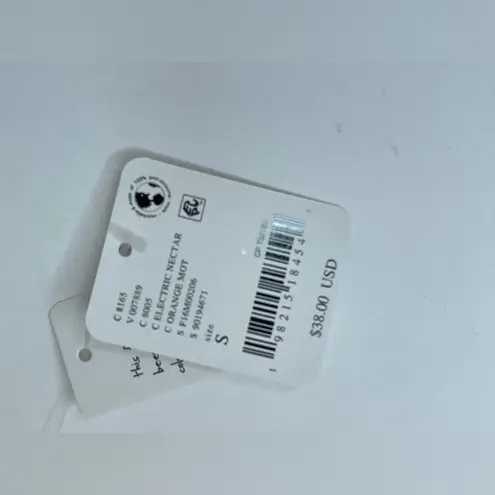 Intimately Free People NWT Adella Bralette in Electric Nectar Orange Mot Size S