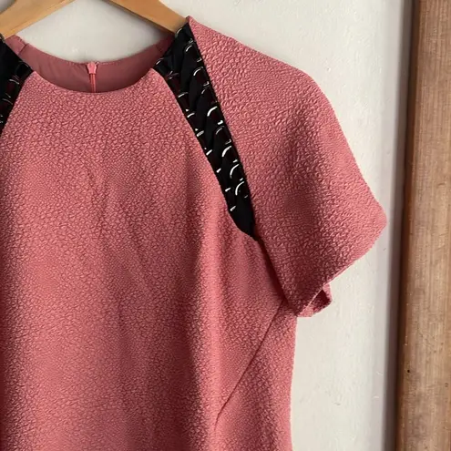 REBECCA VALLANCE Castella Raglan Top Desert Rose Pink Size 6