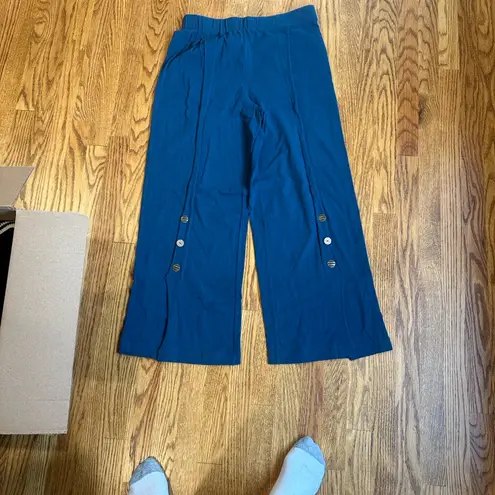 Neon Buddha teal pull on pants Blue Size L