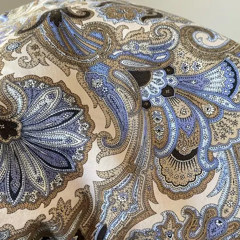 Ecco Paisley Brown Tan Wide Leg Pants Size 8