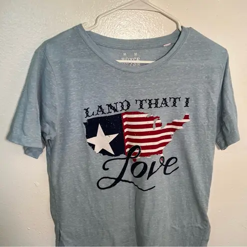 Royce Brand Tunic T-Shirt Land That I Love American Flag