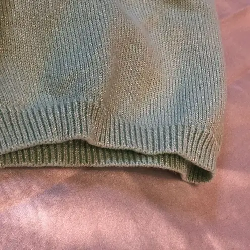 Alfred Dunner Vintage Floral Embellished Summer Sweater Size S