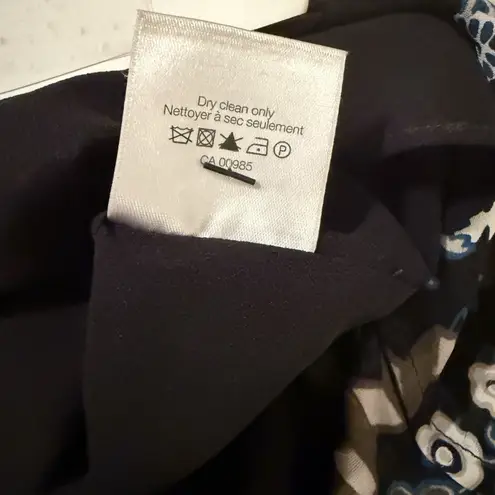 Veronica Beard 100% Silk Skirt Sz 4 Black Floral Sarong Knot Boho Office High Lo