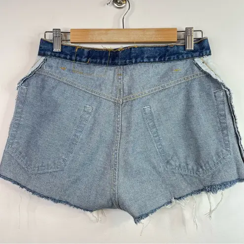 Levi's Vintage  505 Petros Redone Distressed Ripped High Rise jean shorts women 29