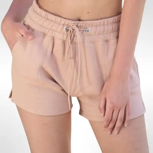 Comfy And Ready Terry Shorts In Blush Size Small