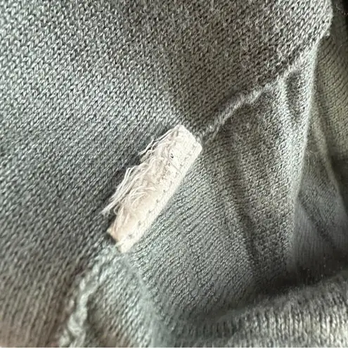 Soft Surroundings Asymmetrical Knit Sweater Grey size Small