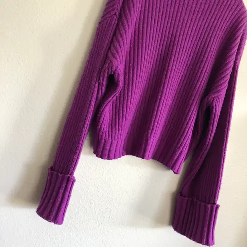 Nine West Purple Turtleneck Sweater Size M