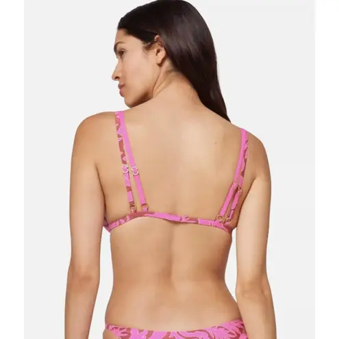 L Space Bikini Top Womens Small Pink Finneas Barbiecore Tropical Beach Swim NWT